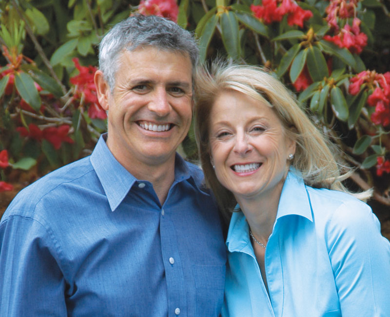 smiling couple